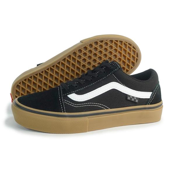 27.5cm 【並行輸入品】バンズ VANS スニーカー スケート オールドスクール ブラック/ガム/ホワイト 黒 SAKTE OLD SKOOL BLACK/GUM/WHITE VN000EDNB9K