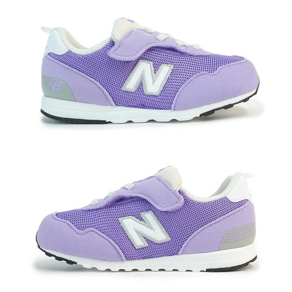 12.5cm ニューバランス new balance ベビー スニーカー 373 子供靴 NW515 BL パープル 紫 出産祝い 赤ちゃん ファーストシューズ プレゼント 運動会 通園 遠足