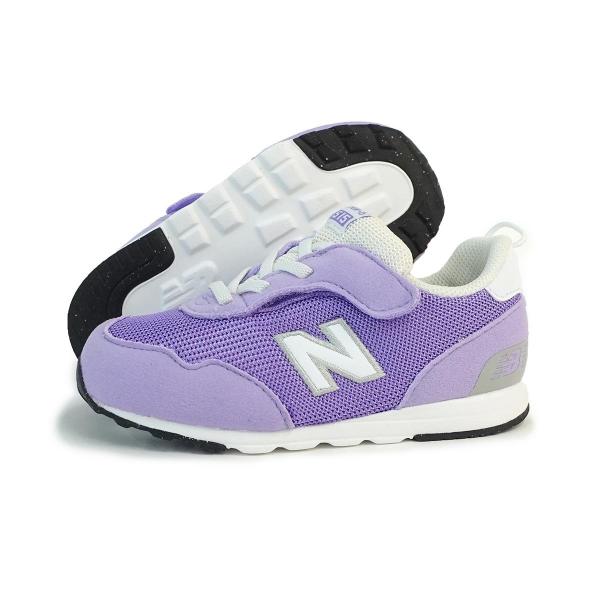 12.5cm ニューバランス new balance ベビー スニーカー 373 子供靴 NW515 BL パープル 紫 出産祝い 赤ちゃん ファーストシューズ プレゼント 運動会 通園 遠足