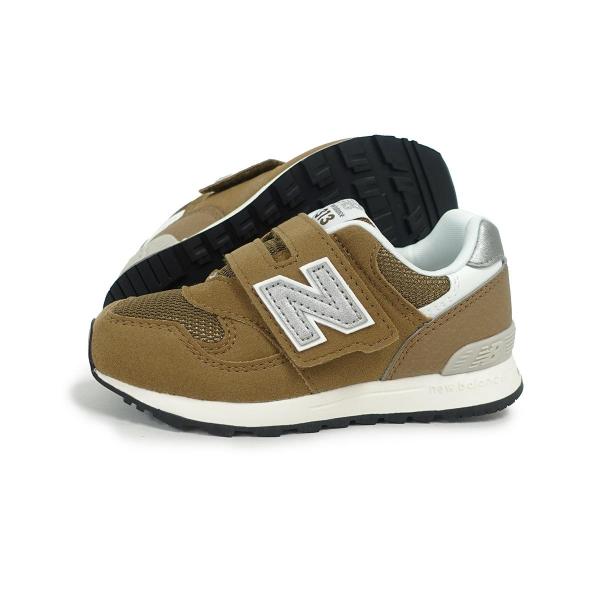 12.5cm ニューバランス new balance ベビー スニーカー 子供靴 IO313 TH2 ブラウン 出産祝い 赤ちゃん ファーストシューズ プレゼント 運動会 通園 遠足