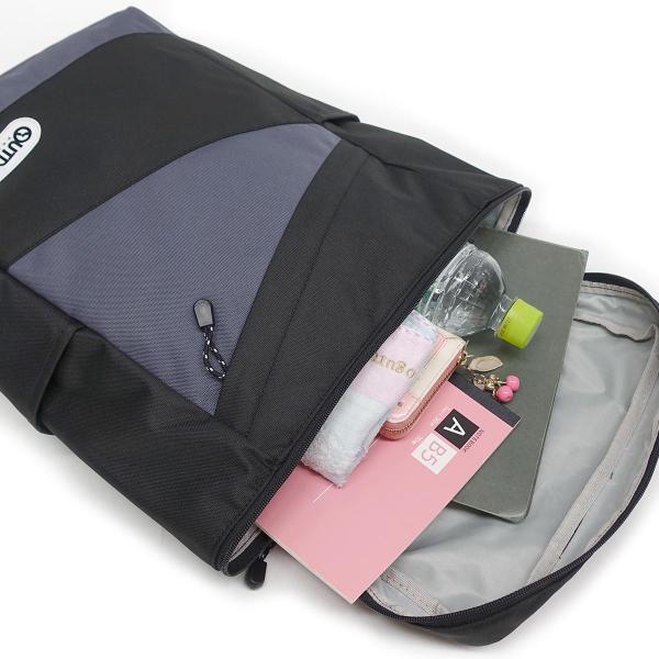 アウトドアプロダクツ  リュック ボックス型 A4収納 PC収納 大容量 通勤 通学 ブラック2