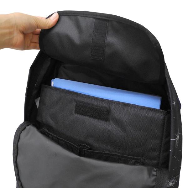 アウトドアプロダクツ OUTDOOR PRODUCTS リュック コスモ 宇宙 A4収納 通勤 通学 黒 19L グレー