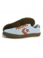 23.5cm（4.5US inch） コンバース CONVERSE スニーカー メンズ レディース ローカット ロードクラシック SK OX ライトブルー/ブラウン ROADCLASSIC