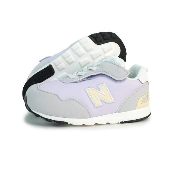 14.5cm ニューバランス new balance ベビー スニーカー 373 子供靴 NW515 WK パープル 出産祝い ベビーシューズ 幅広 ゆったり ワイド 運動靴 マジックテープ