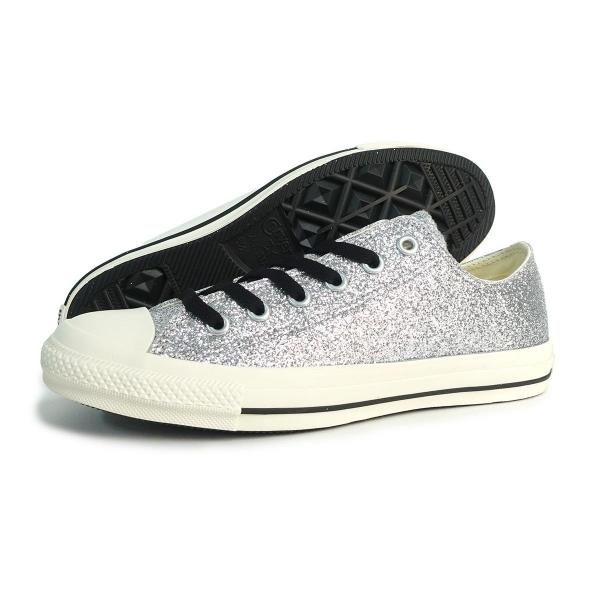 27.0cm（8.5US inch） コンバース CONVERSE スニーカー メンズ レディース ローカット オールスター GT OX シルバー グリッター キラキラ ラメ ALL STAR GT OX 7,227円