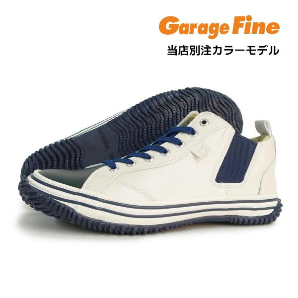 M（25.5cm）cm SPINGLE スピングル スニーカー レディース SP-442 YOU ホワイト/ブルー  当店別注 限定 カンガルーレザー 日本製 スピングルムーブ プレゼント