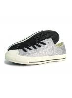 25.0cm（6.5US inch） コンバース CONVERSE スニーカー メンズ レディース ローカット オールスター GT OX シルバー グリッター キラキラ ラメ ALL STAR GT OX