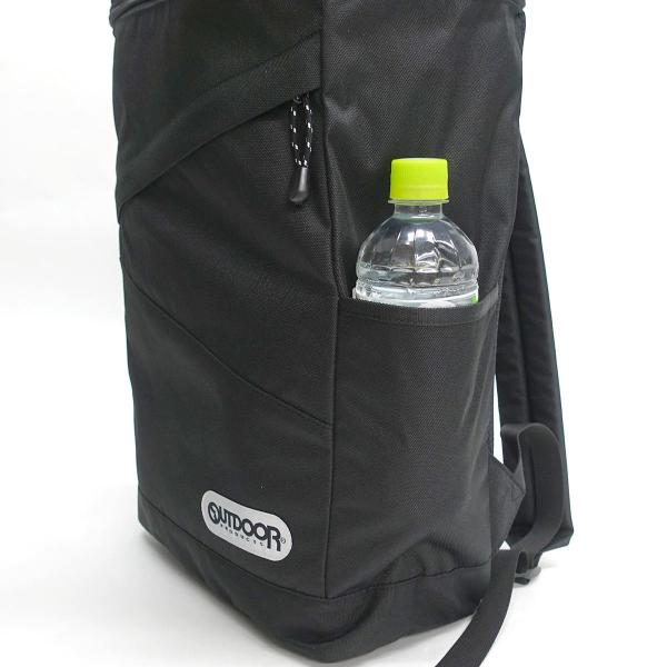 アウトドアプロダクツ  リュック ボックス型 A4収納 PC収納 大容量 通勤 通学 ブラック1