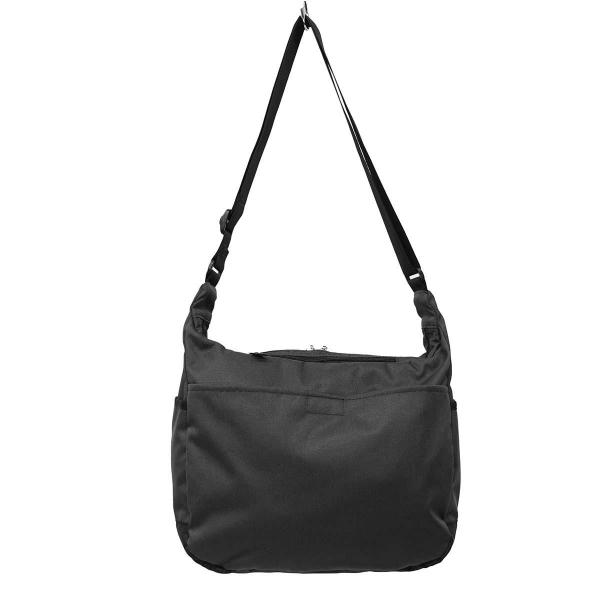 アウトドアプロダクツ OUTDOOR PRODUCTS ショルダーバッグ 大容量 メンズ レディース ロゴテープ 通勤 通学 ブラック2（プリントタイプ）