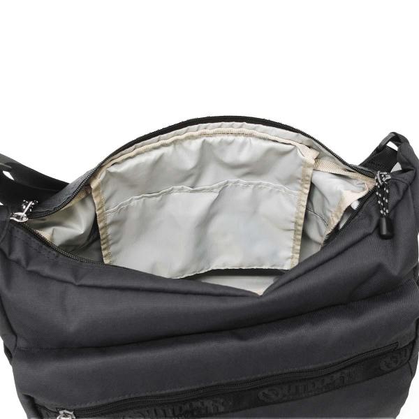 アウトドアプロダクツ OUTDOOR PRODUCTS ショルダーバッグ 大容量 メンズ レディース ロゴテープ 通勤 通学 ブラック2（プリントタイプ）