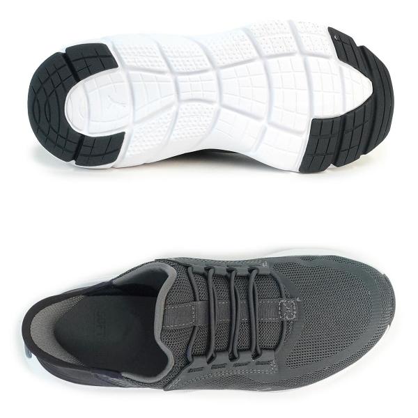 29cm プーマ PUMA スニーカー スリッポン メンズ レディース ソフトライド フレックスレース イーズイン ALT ワイド ランニングシューズ 311996_03 グレー/ネイビー 29cm プーマ PUMA スニーカー スリッポン メンズ レディース ソフトライド フレックスレース イーズイン ALT ワイド ランニングシューズ 311996_03 グレー/ネイビー