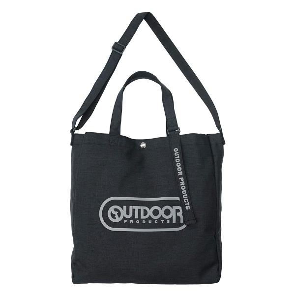 アウトドアプロダクツ OUTDOOR PRODUCTS トートバッグ キャンバス メンズ レディース シンプル 2WAY ブラック3