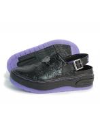 23.5cm（5.5USinch） コンバース CONVERSE クロッグ サンダル シューズ  厚底 レディース ウエポン PLTS CLG OX /アナ スイ ブラック/パープル WEAPON ANNA SUII アナスイ