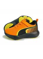 19cm プーマ PUMA スニーカー 子供靴 運動靴 キッズ スピード モンスター V5 GR SPEED MONSTER V5 313960_03 オレンジ/ブラック Vermillion-PUMA Black