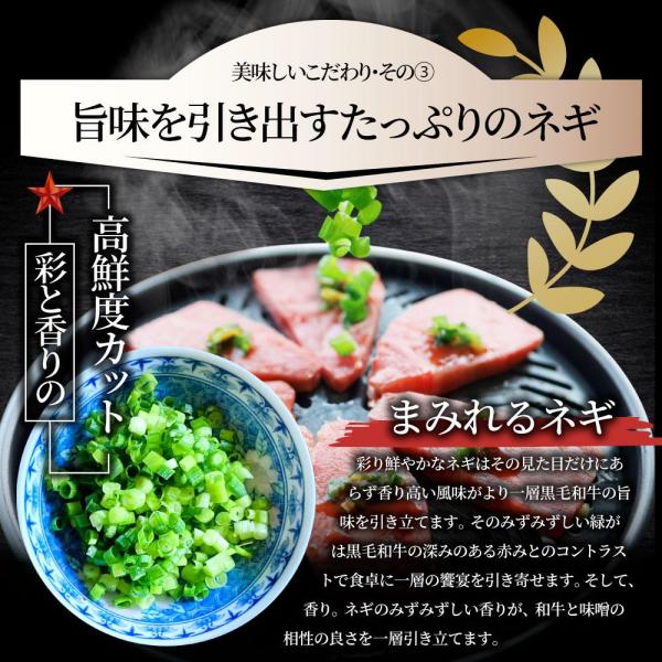 しゃぶまる A4A5等級 特選 黒毛和牛 カルビ焼肉 ねぎまみれ 旨辛味噌ダレ （1kg（250g×4））