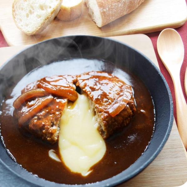 しゃぶまる とろける チーズイン デミハンバーグシチュー お肉屋さん自信の絶品シチュー （2.2kg（220g×10））