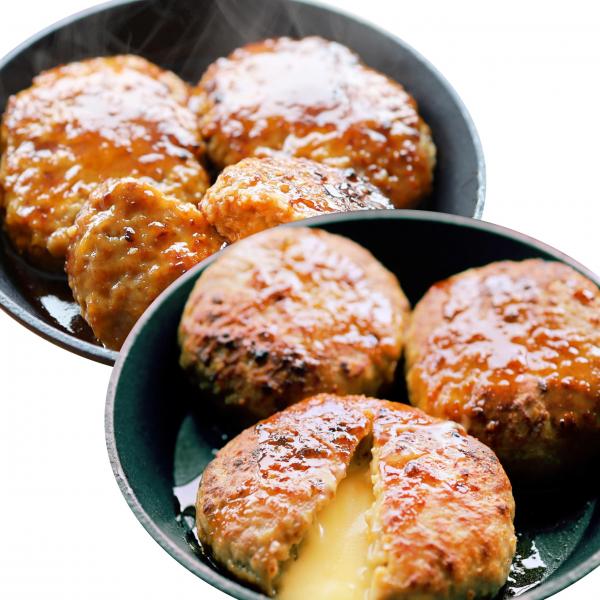 しゃぶまる ハンバーグ2種セット プレーン＆チーズイン （6.6kg（3セット）） 7,786円