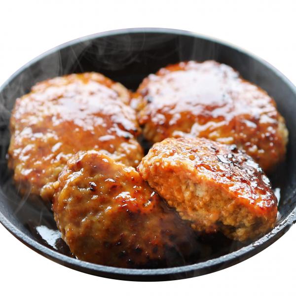 しゃぶまる 玉ねぎの旨味たっぷり メガ盛り ジューシー ハンバーグ 4.8kg（48個入り）