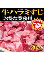 【他サイトで爆売れ中】牛ハラミすじ5kg  米国産 肉 牛肉   冷凍 煮込み カレー 牛すじ コラーゲン 大容量 お徳用 業務用【オイシアショップス】