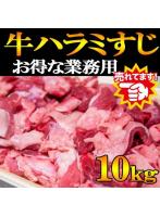 【他サイトで爆売れ中】牛ハラミすじ10kg 米国産 肉 牛肉   冷凍 煮込み カレー 牛すじ コラーゲン 大容量 お徳用 業務用【オイシアショップス】