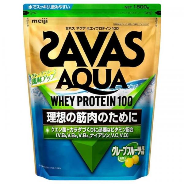 ザバス アクア ホエイプロテイン100 グレープフルーツ風味 1800g SAVAS WPI