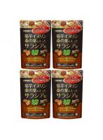 オリヒロ 菊芋イヌリン桑の葉の入ったサラシア粒 4袋セット サプリメント