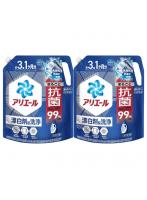 アリエール 洗濯洗剤 超抗菌プレミアム 漂白剤級洗浄 詰め替え 2210g つめかえ用 大容量 2個セット