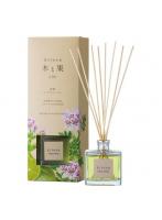 【6点セット】 消臭・芳香剤(リードディフューザー)木と果(大容量)  ゼラニウム&ベルガモット(天然精油100%使用)190ml/日本製sangoaroma