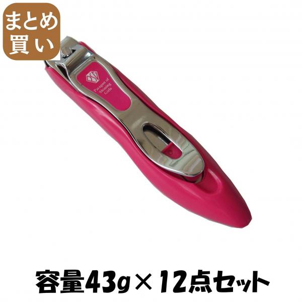 【まとめ買い】キャッチャー付きつめきり 容量43G×12点セット グリーンベル   耳掃除・ツメきり