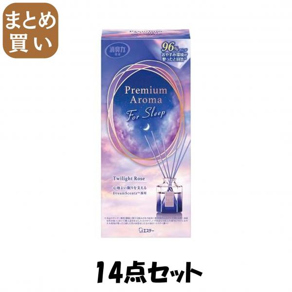 【まとめ買い】お部屋の消臭力 PremiumAromaForSleepStick 本体 トワイライトローズ