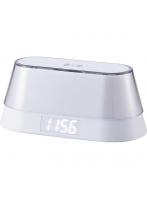 ワイヤレススピーカー、ワイヤレス充電クロック（ナイトライト付） 6194 【単品】