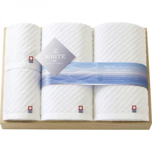 今治 ザ ホワイト 木箱入りタオルセット 65580