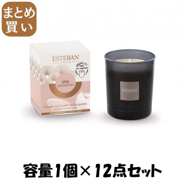【まとめ買い】イリスカシミア キャンドル 容量1コ×12点セット 日本香堂   芳香剤・部屋用