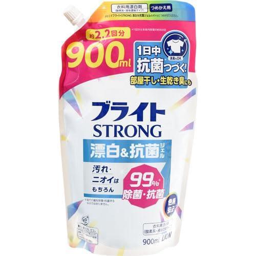 ブライトSTRONG 漂白＆抗菌ジェル つめかえ用 900ml 容量900ML ライオン   漂白剤