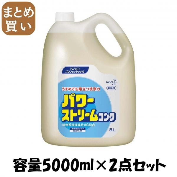 【まとめ買い】パワーストリームコンク業務用5L  容量5000ML×2点セット 食器用洗剤
