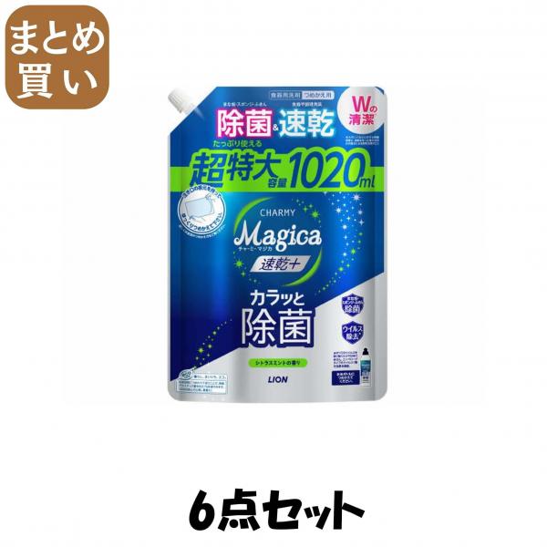 【まとめ買い】CHARMY Magica 速乾＋（プラス）カラッと除菌 シトラスミントの香りつめかえ用特大サイズ 4,792円