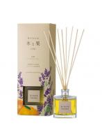 消臭・芳香剤(リードディフューザー)木と果(大容量)  ラベンダー&オレンジ(天然精油100%使用)190ml/日本製sangoaroma