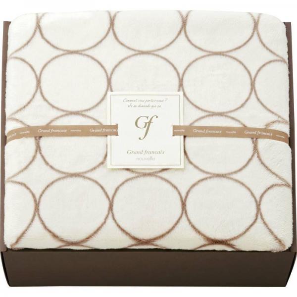 グランフランセヌーベル ハイソフトマイヤー毛布 GFN8106 IV アイボリー