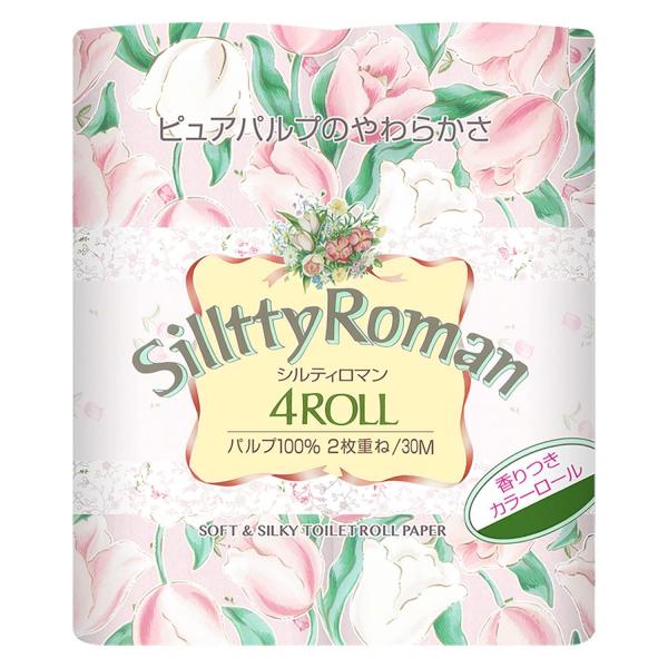 【まとめ買い】シルティロマン4R 容量4R×12点セット 王子ネピア   トイレットペーパー