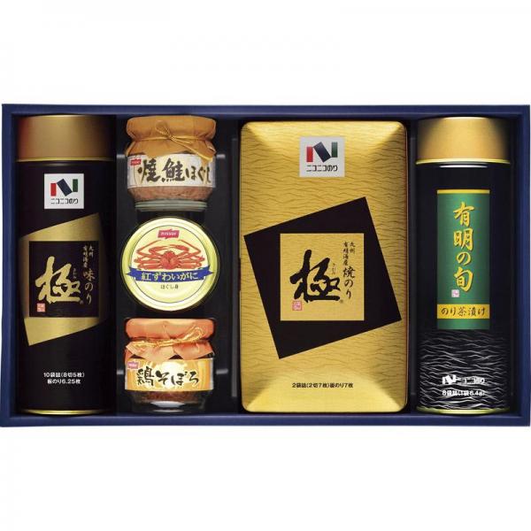 ニコニコのり 海苔・茶漬け・カニ缶・瓶詰め詰合せ MB-50R 【単品】