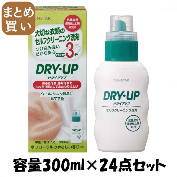 【まとめ買い】ドライアップ 本体300ML 容量300ML×24点セット サンスター   衣料用洗剤 10,778円