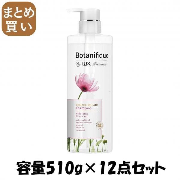 【まとめ買い】ラックス プレミアム ボタニフィーク ダメージリペア シャンプー ポンプ 510g 容量510G×12点セット シャンプー