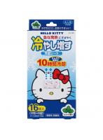 【6点セット】 冷却シート ハローキティ(HELLO KITTY) ミントの香り (16枚入) 日本製 sangost