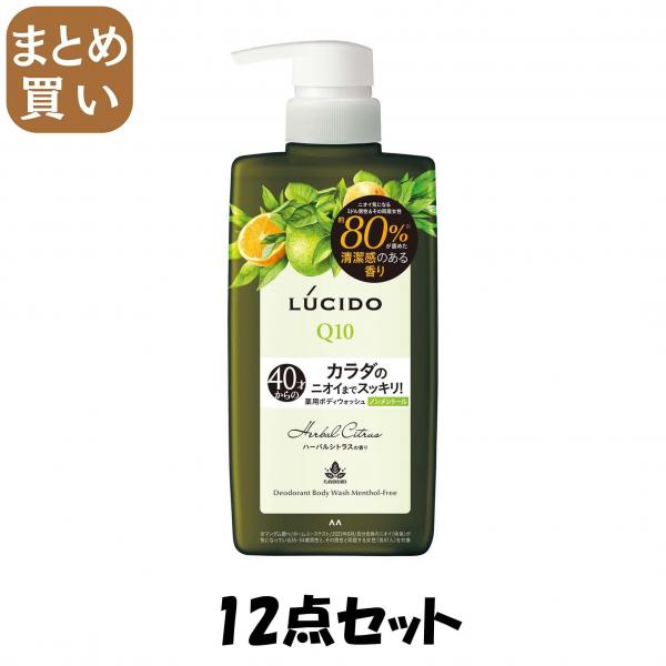 【まとめ買い】ルシード 薬用デオドラントボディウォッシュ ノンメントール ハーバルシトラス （医薬部外品）