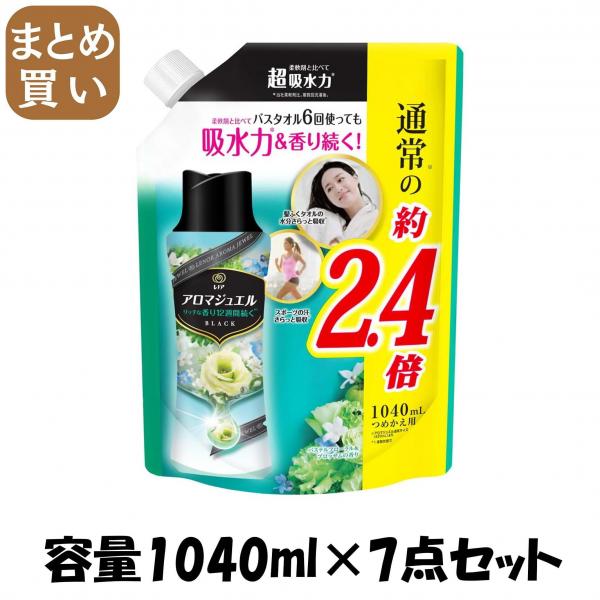 【まとめ買い】レノアアロマジュエル パステルフローラル＆ブロッサムの香りつめかえ用特大サイズ 容量1040ML×7点セット P＆G
