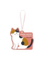 【6点セット】 アロマサシェ ミケネコ(フレッシュピーチの香り) 日本製 sangoaroma