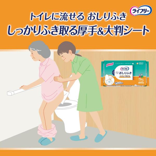 【まとめ買い】ライフリーらくらくおしりふきトイレに流せる72枚×2 容量144マイ×6点セットおしりふき 【まとめ買い】ライフリーらくらくおしりふきトイレに流せる72枚×2 容量144マイ×6点セットおしりふき