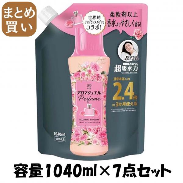【まとめ買い】レノアアロマジュエル ブルーミングブロッサムの香りつめかえ用特大サイズ 容量1040ML×7点セット P＆G