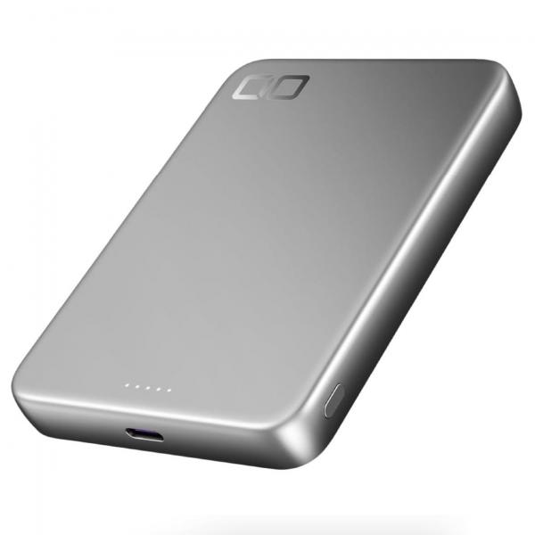 CIO SMARTCOBY SLIM2 Wireless 2.0 8K モバイルバッテリー 極薄幅12mm Qi2 MagSafe対応のスマホに対応 8000mAh CIO-MB20W1C-8K-S2W15 iPhone17シリーズ対応 シルバー 5,530円