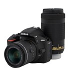 ［D5600］Nikon 一眼レフ ダブルズームキット 2416万画素 ブラック